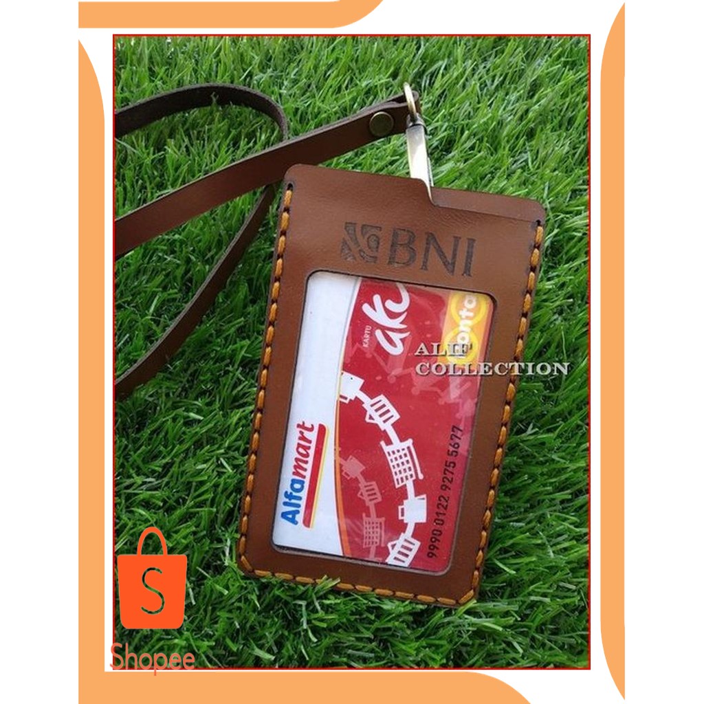 

Unik tools iD card holder kulit asli - name tag kulit asli costum nama pe Diskon