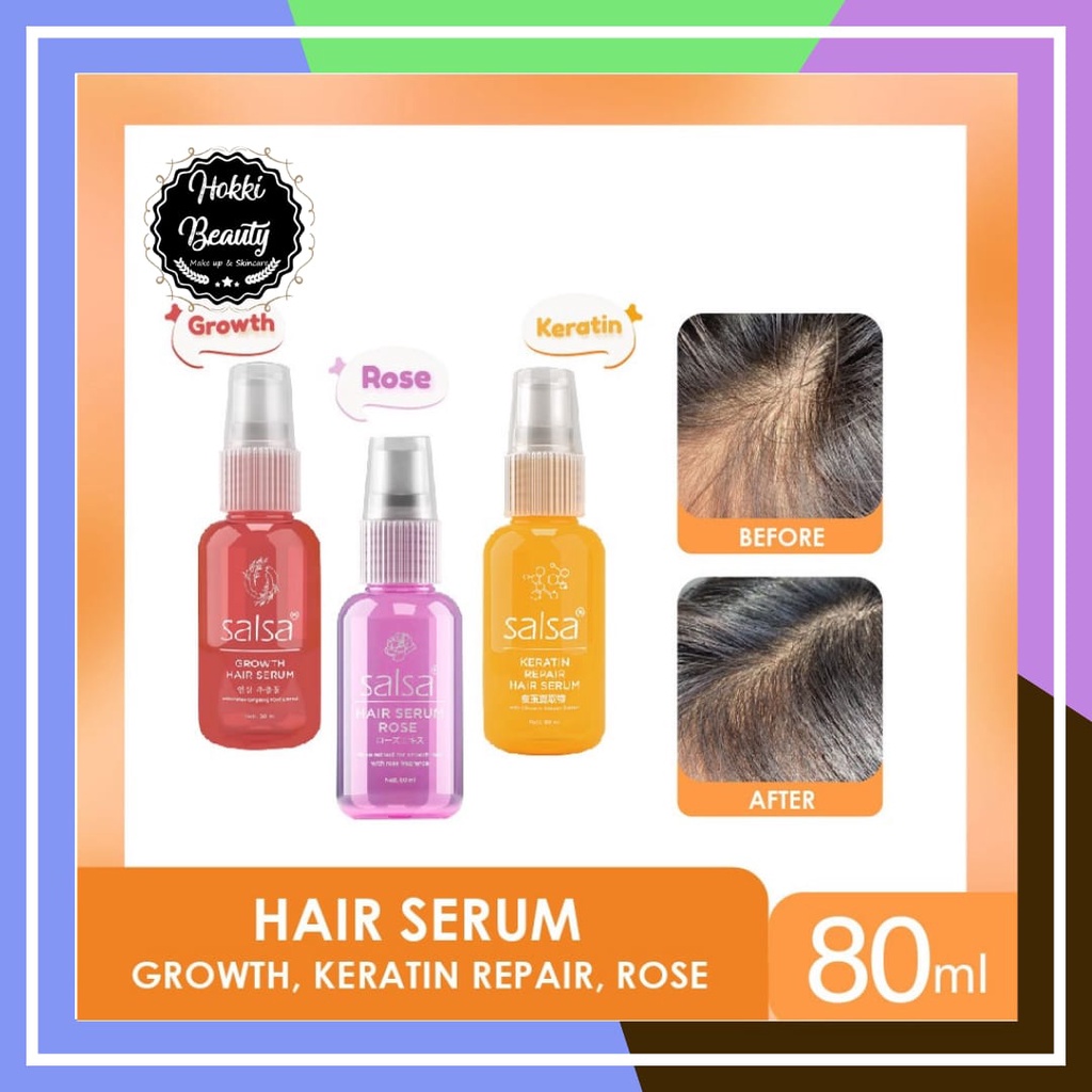 SALSA HAIR SERUM ROSE SPRAY - SERUM RAMBUT SALSA - HIJAB FRIENDLY