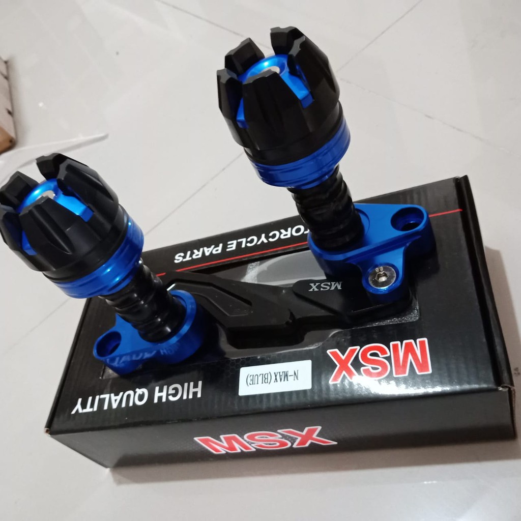 SLIDER PELINDUNG TUTUP KNALPOT NMAX AEROX / COVER JALU KNALPOT NMAX AEROX CNC motor