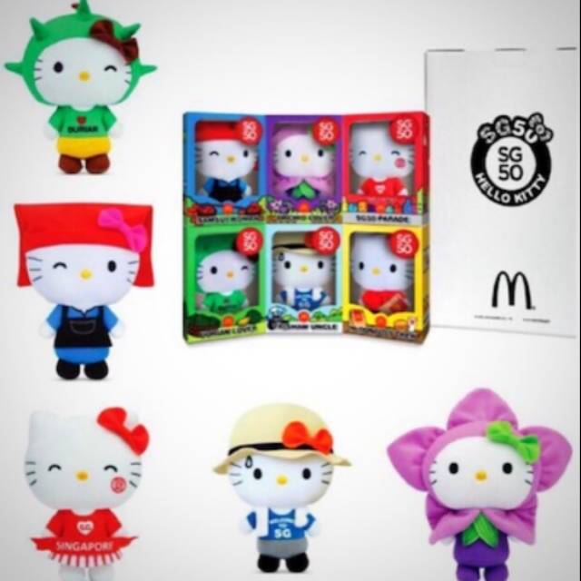 Boneka McDonald's SG50 Hello Kitty Limited Edition