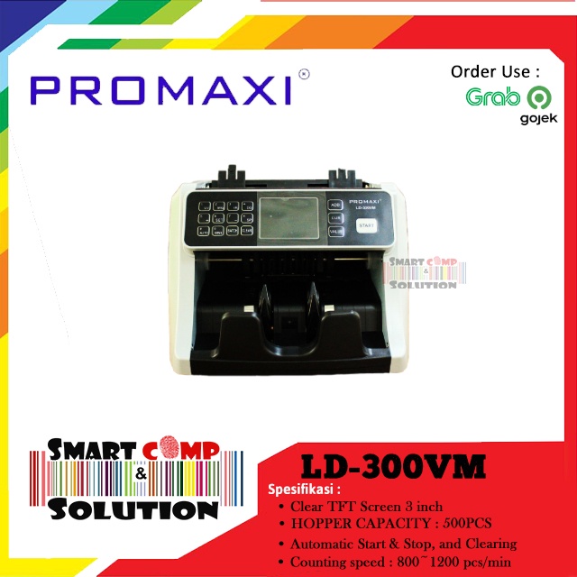 Mesin Penghitung Uang Promaxi LD300VM - Money Counter LD-300VM