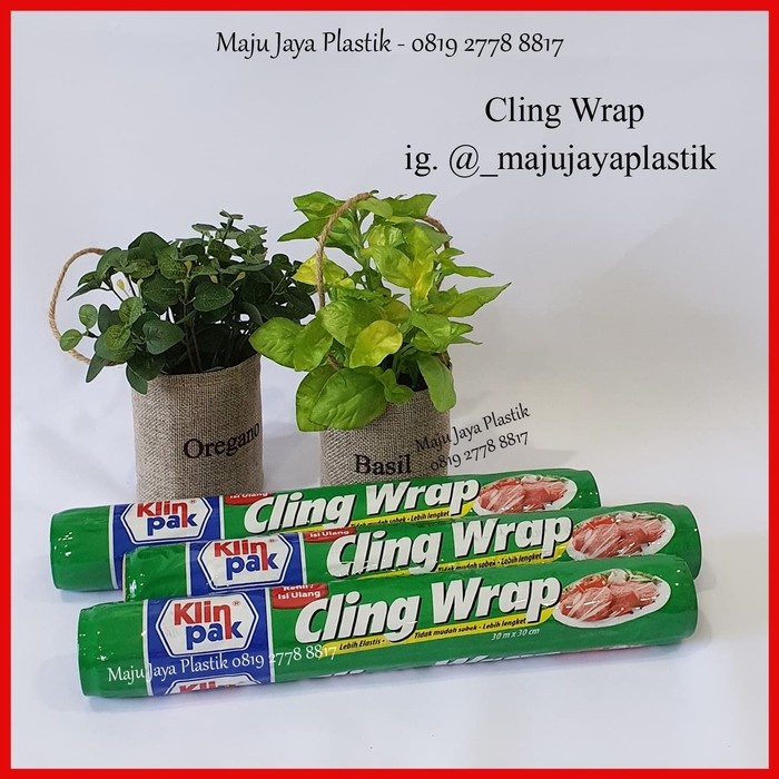 Jual Plastik Wrapping Klin Pak Cling Wrap Klin Pak Plastik Pembungkus Klin Pak Cling Wrap