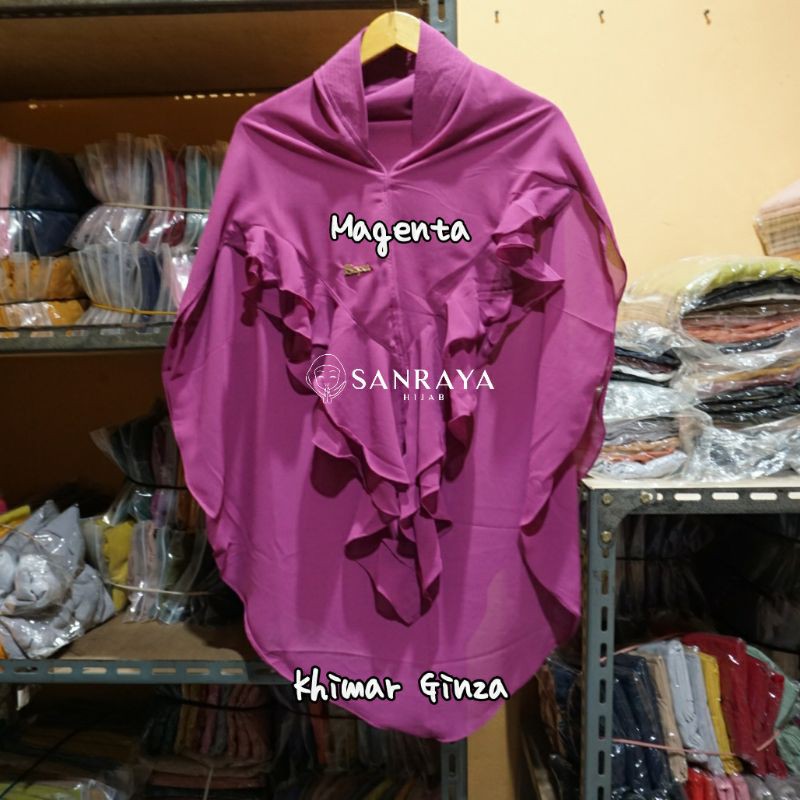 Jilbab Khimar Ginza ORIGINAL Bayza Hijab Sayra Group-Fanta
