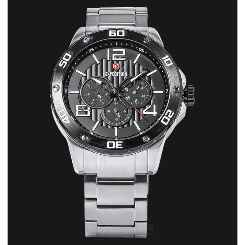 JAM TANGAN PRIA EXPEDITION 6719 ORIGINAL STAINLESS STEEL