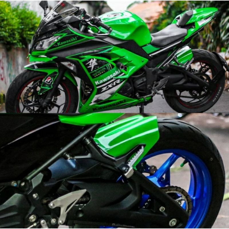 Cover hugger arm custom untuk kawasaki ninja 250fi old