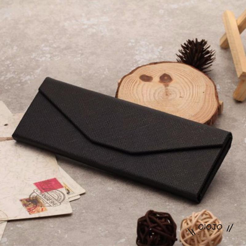【COD】Case Kacamata Bentuk Segitiga Model Lipat Tahan Tekanan Baik Portable