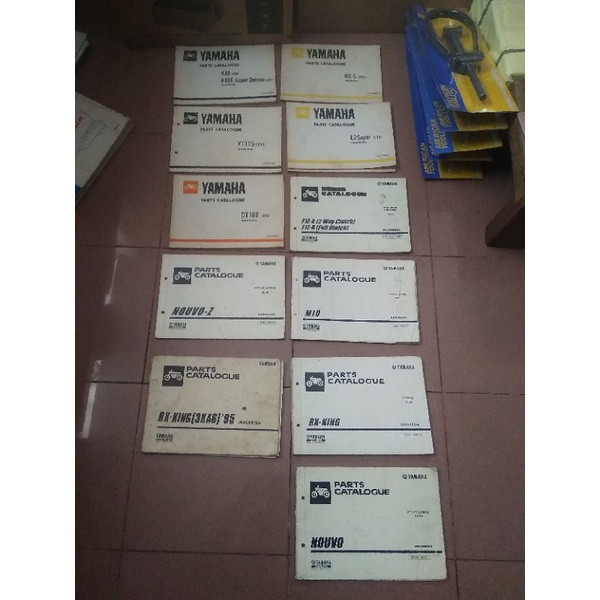Buku Katalog Buku Catalogue Buku Panduan Buku Copy Katalog Motor semua jenis motor YAMAHA