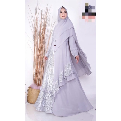 Gamis Syar'i Set Khimar by 3V MOSLEM