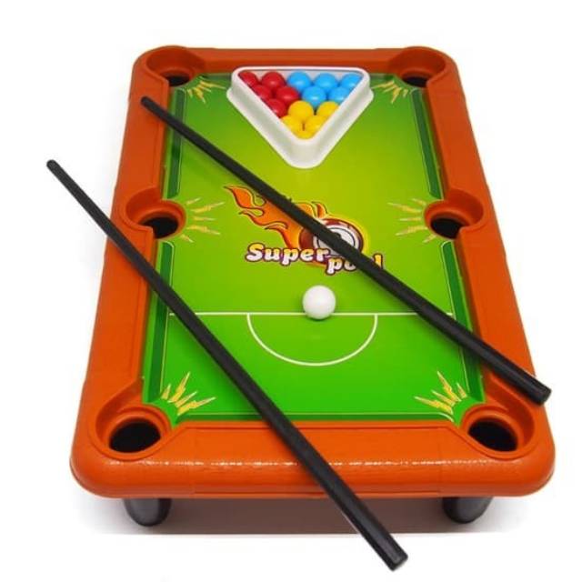 Mainan Meja Biliar Mini Super Pool Billiard
