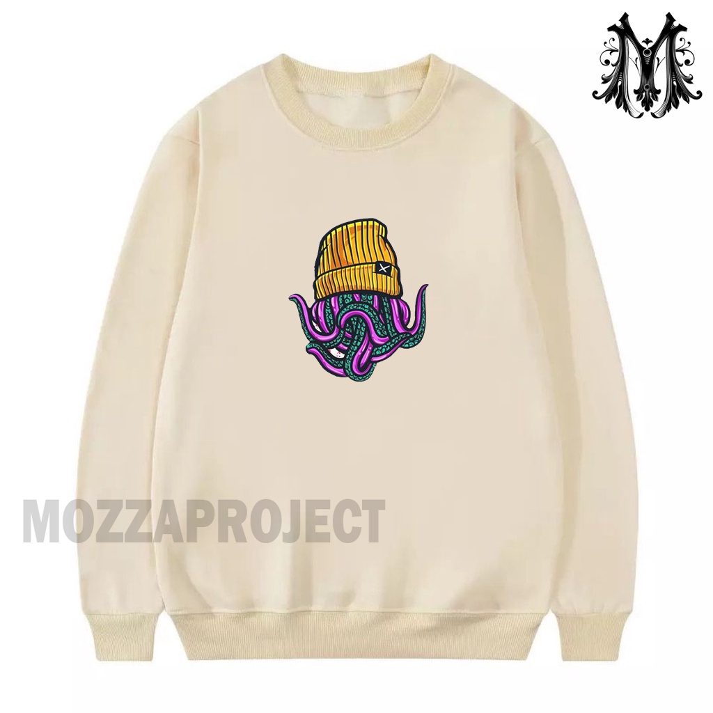 Mozzaproject Sweater Crewneck Sweatshirt Octopus