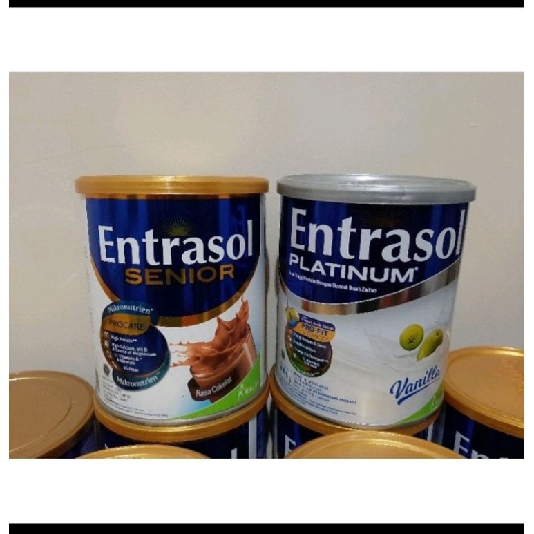 

ENTRASOL PLATINUM/SENIOR 400gr VANILA/COKLAT