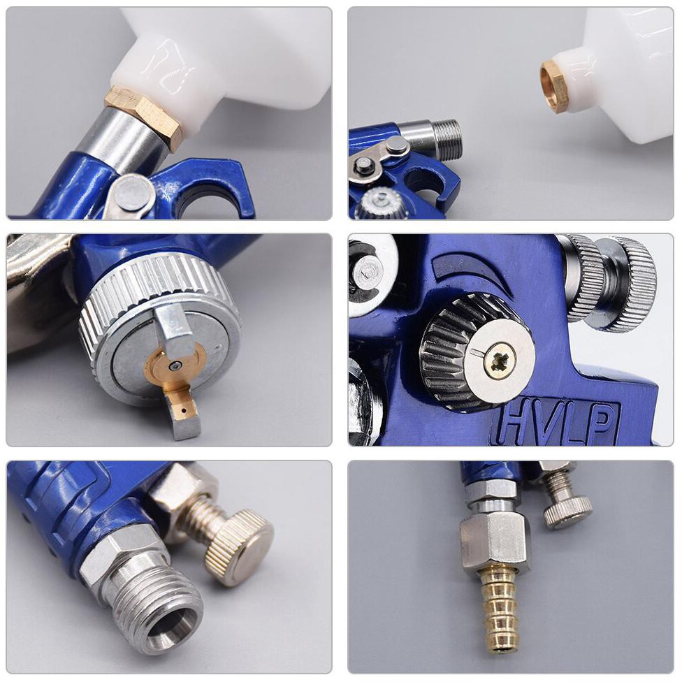 Grab Medan Professional Spray Gun Nozzle HVLP Airbrush 1.4mm H-827 Blue  AETool