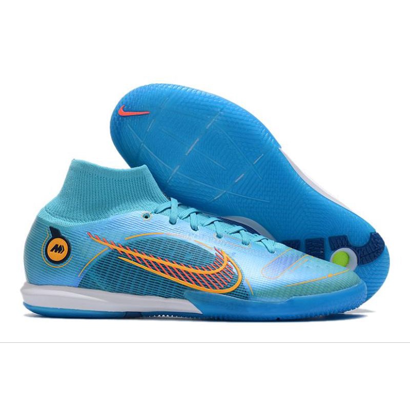 Sepatu Futsal Nike Mercurial Superfly 8 IC Chlorine blue