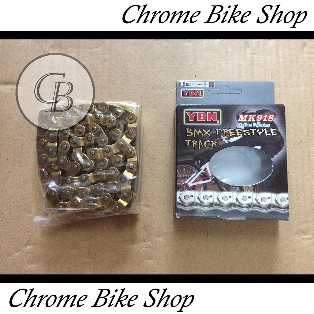 Rantai Drivetrain Chain Sepeda BMX Yaban Halflink Gold Murah Ori Original