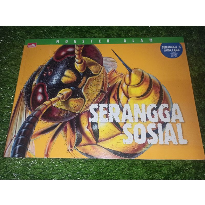 Buku pengetahuan anak - monster Alam - SERANGGA SOSIAL (preloved)