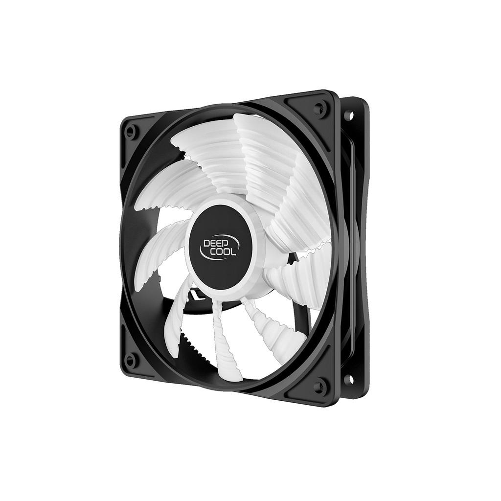 DeepCool RF 120W Single LED Fan Case - White / Putih [GS]