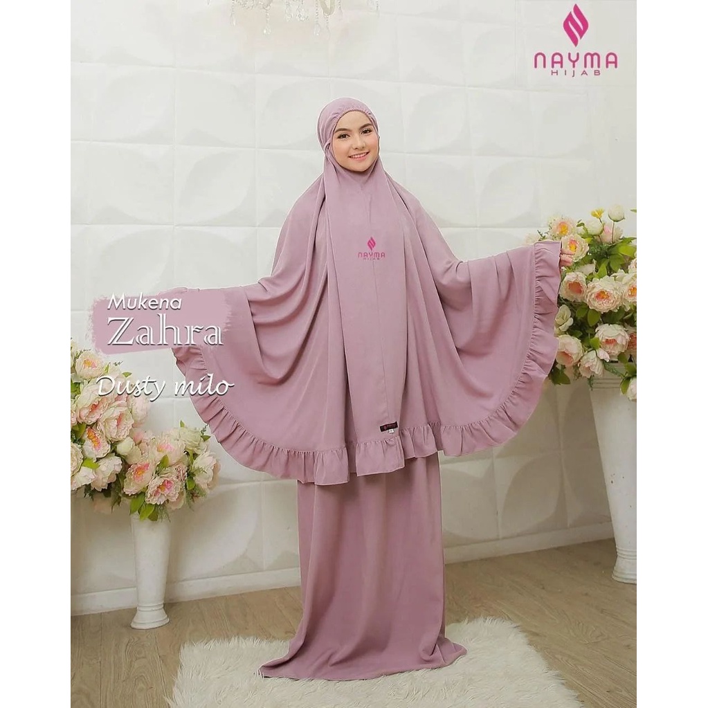 Zahra Mukena / Alat Sholat Wanita / Mukena Bahan Rayon Terbaru / Mukena Dewasa Terbaru 2022 / Mukena