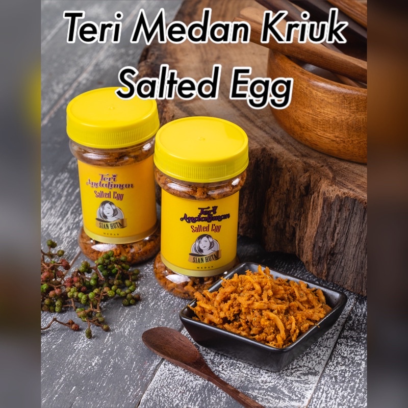 

Teri Sambel Tabur Kriuk Salted Egg | Teri Medan | Teri Tabur | Lauk tabur SNACKOPPA