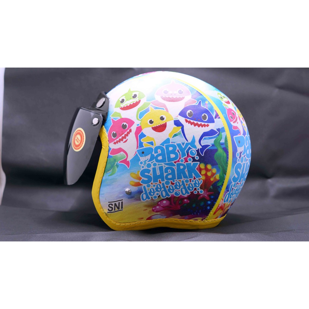 Helm Bogo Anak SNI baby shark - pony - pororo