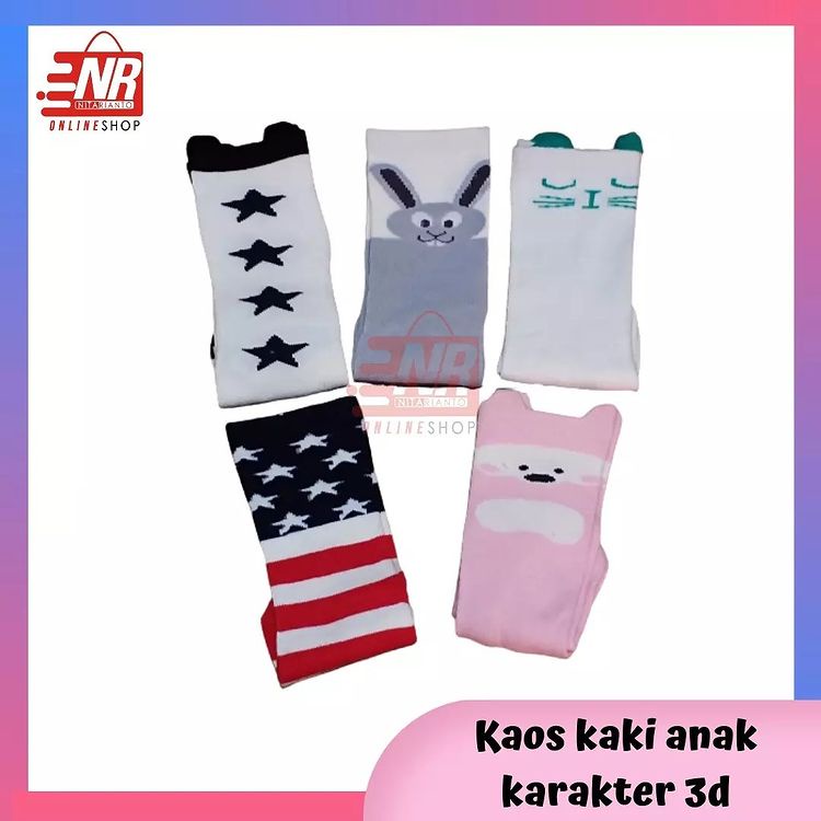 Kaos Kaki Anak Karakter / Kaos Kaki Anak Halus Lembut / Kaos Kaki Anak