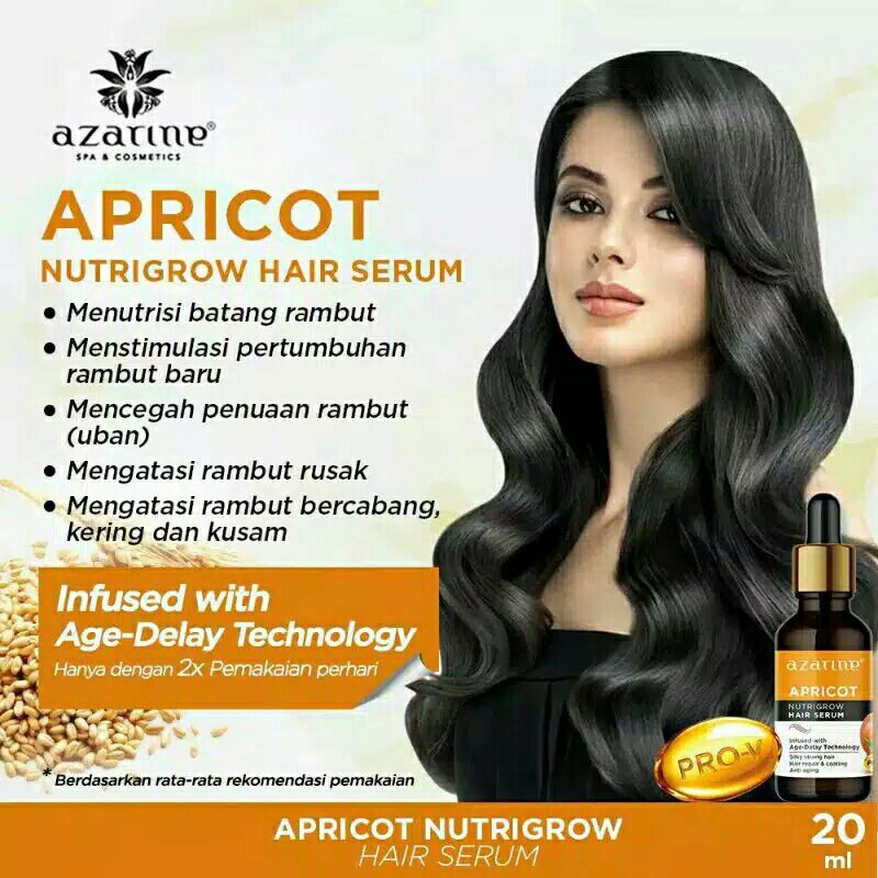 ❤️GROSIR❤️ AZARINE HAIR SERUM APRICOT