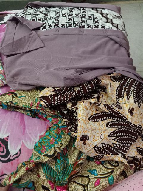 Atasan Batik Wanita Lengan Panjang