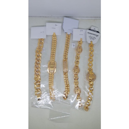 gelang xuping rantai plat lokal murah