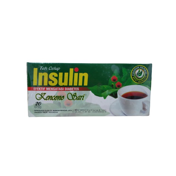 

Teh Celup Herbal Insulin 60g Kencono Sari
