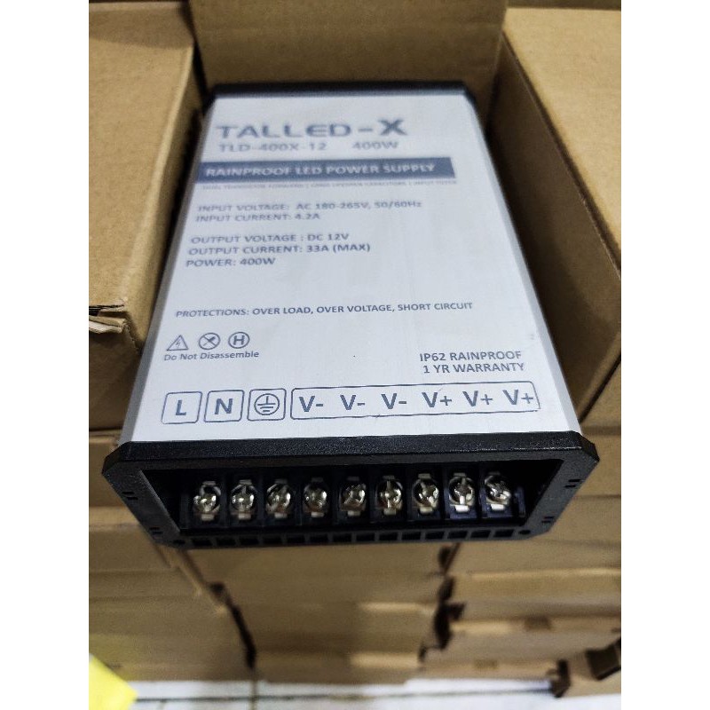 power supply Rainproof talled-X 400w DC-12V