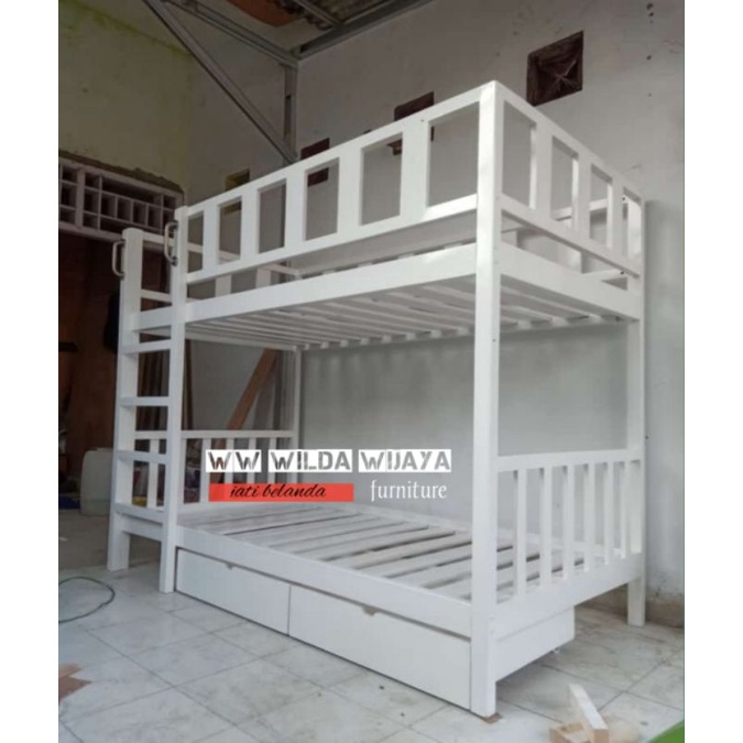 tempat tidur anak tingkat size 100x200x190