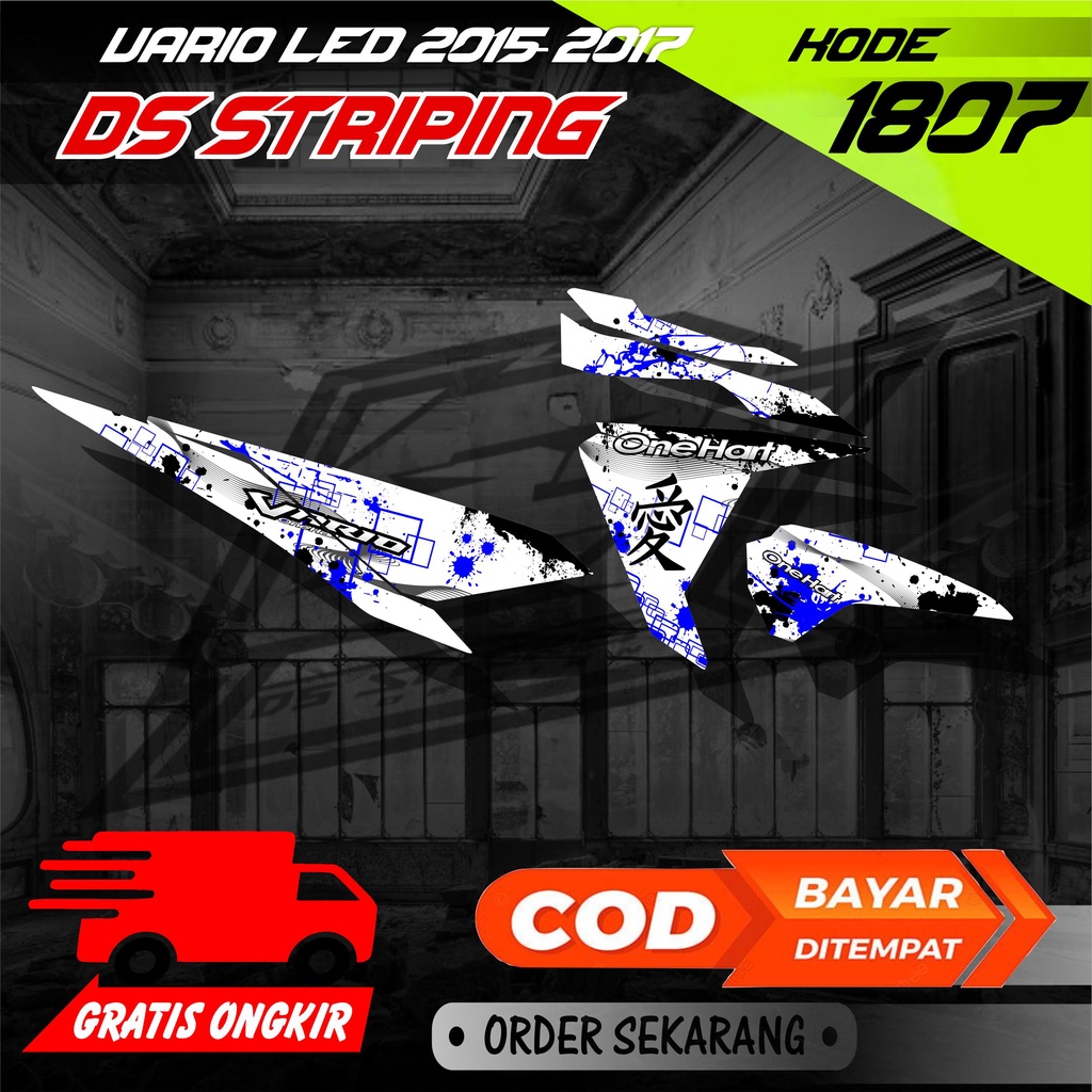1807 Sticker Striping Motor VARIO 125 & 150 TAHUN 2015-2017 List Variasi Hayabusa