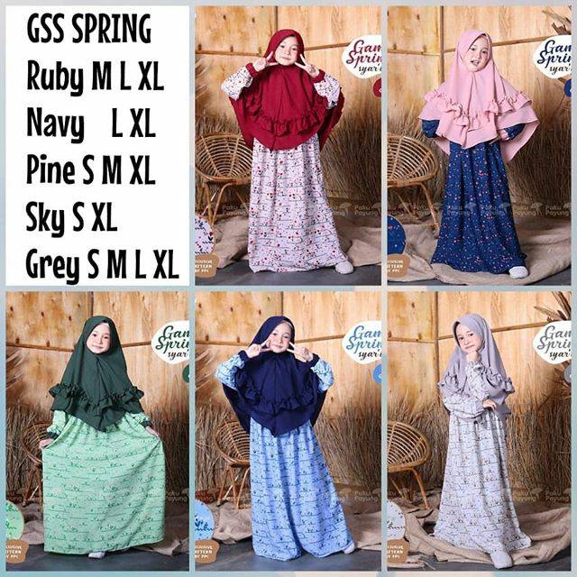 Gamis sring paku payung