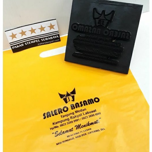 Jual Stempel Jumbo ukuran besar stempel Kardus Stempel plastik Stempel Packing olshop