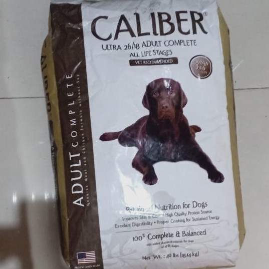Dog Food Caliber Ultra 18kg pengiriman INSTAN