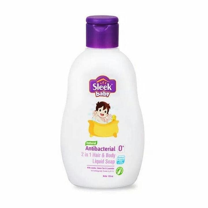 SLEEK BABY 2 IN 1 HAIR&BODY ANTIBACTERIAL LIQUID SOAP