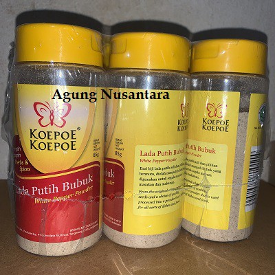 

Lada Putih bubuk / White Pepper Powder Koepoe Koepoe 85 gr