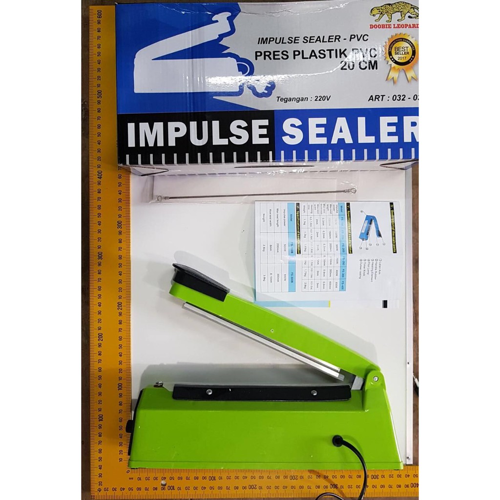 Impulse Sealer 20 Cm Alat Press Plastik Alat Perekat Plastik 20 Cm Online Paket Wrap Packaging