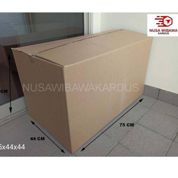 

⅍ Kardus box packing polos 75x44x44cm, murah, kotak karton ➬