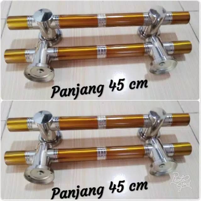 Handle Gagang Pintu Rumah STAINLESS unik gold