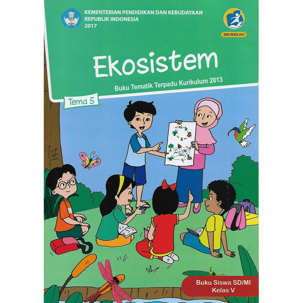 Buku Tematik Tema 1,2,3,4,5,6,7,8,9 Kelas 5 SD/MI Semester 1 dan 2  Kurikulum 2013 revisi 2017-6