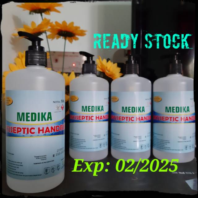 ❤ZJ❤ MEDIKA Antiseptic Handrub Hand Sanitizer MEDIKA 500ml