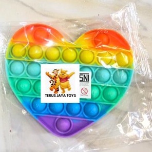 POP IT FIDGET PUSH SENSORY TOYS BUBBLE STRESS RELIEVE POP IT BUBBLE POP ITS RAINBOW/POP IT BUBBLE-POP IT LOVE