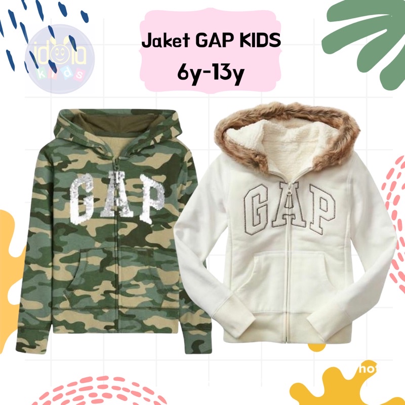 (COD) Jaket Anak Perempuan GAP KIDS/ hoodiee anak