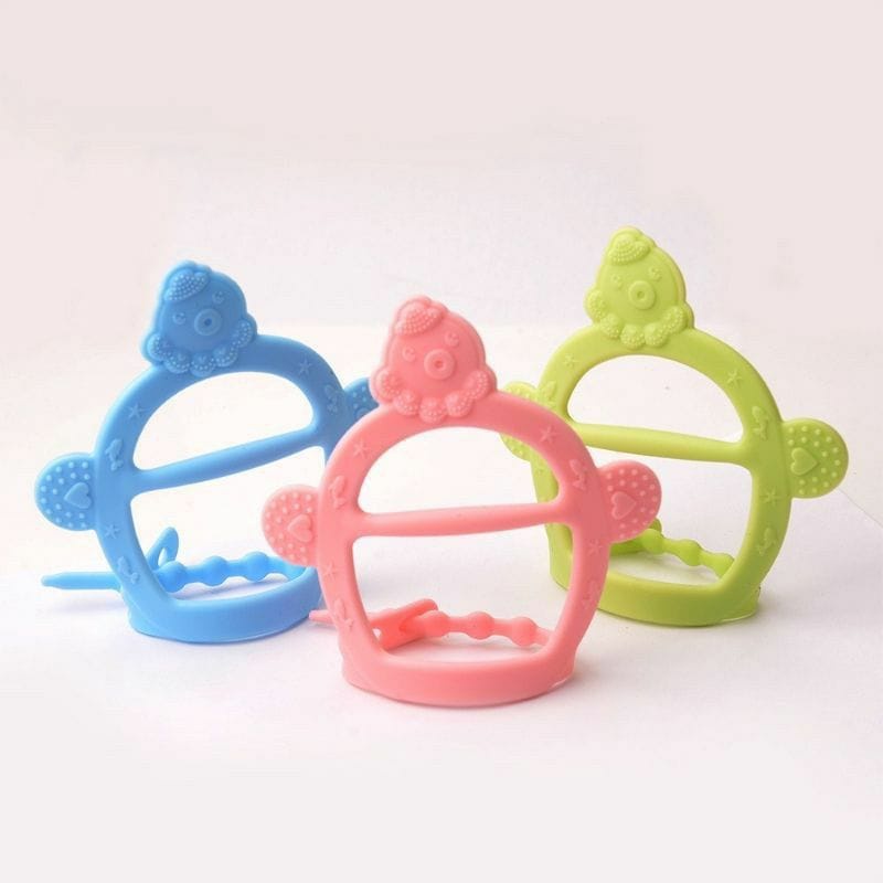 Teether bayi silikon/ Teether Gelang silicone/ Gigitan Bayi Bentuk Gelang fruit