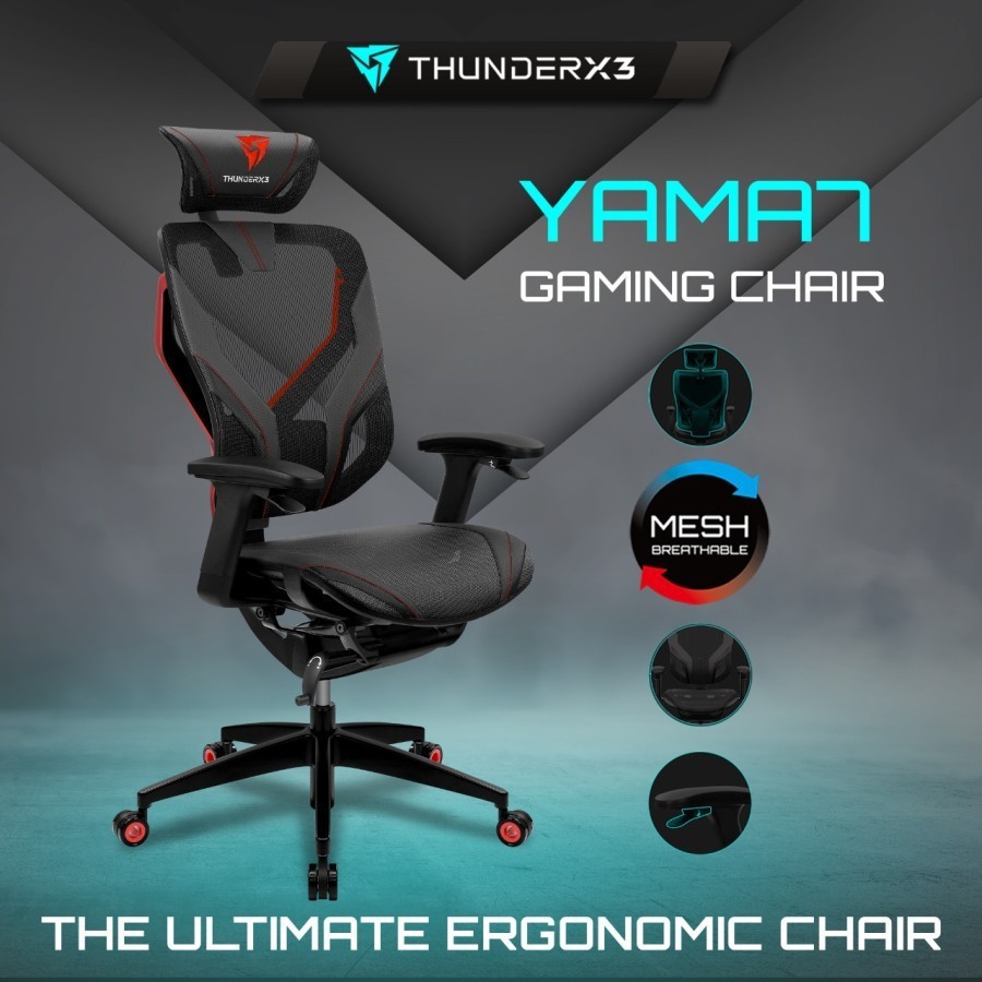 Thunderx3 Yama7 Ergonomic Gaming Chair Shopee Indonesia