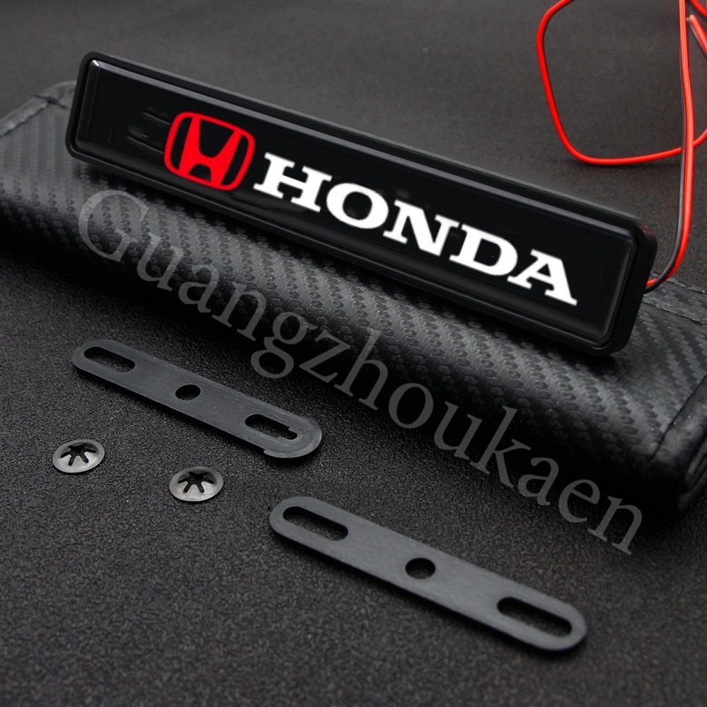 Honda Lampu LED Logo Untuk Dekorasi Kap Depan Mobil Brio Mobilio HRV Civic City Odyssey BRV CRV