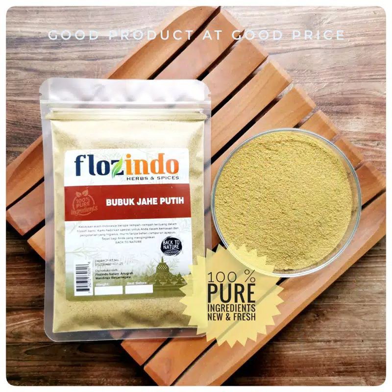 

Bubuk Jahe Putih Murni 500gr