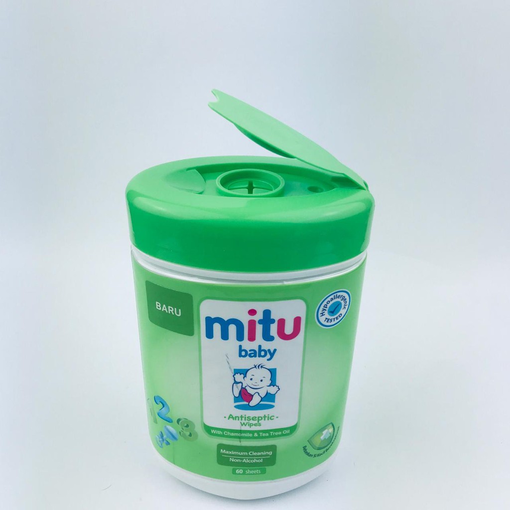 MITU * TISSUE ANTISEPTIC * WIPES * 60 SHEET