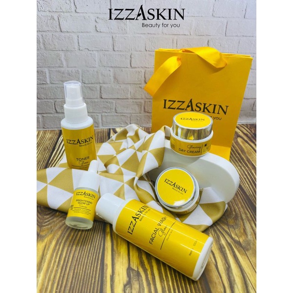 Paket brightening glowing izzaskin/ paket glowing series izzaskin