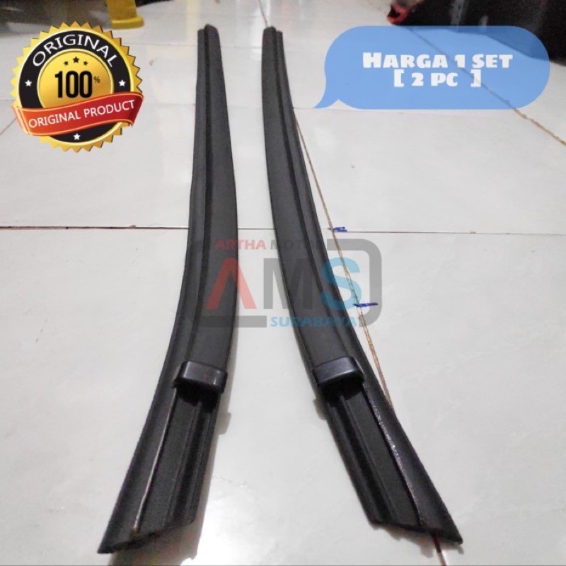 Karet Pelipit List Lis Kaca Weather Strip Mobil Canter (Langsung Pasang) 1 Set Depan